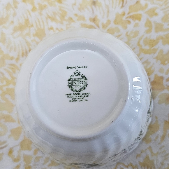 Reduced Price! Minton Spring Valley Cream & Sugar Set - Picture 10 of 13